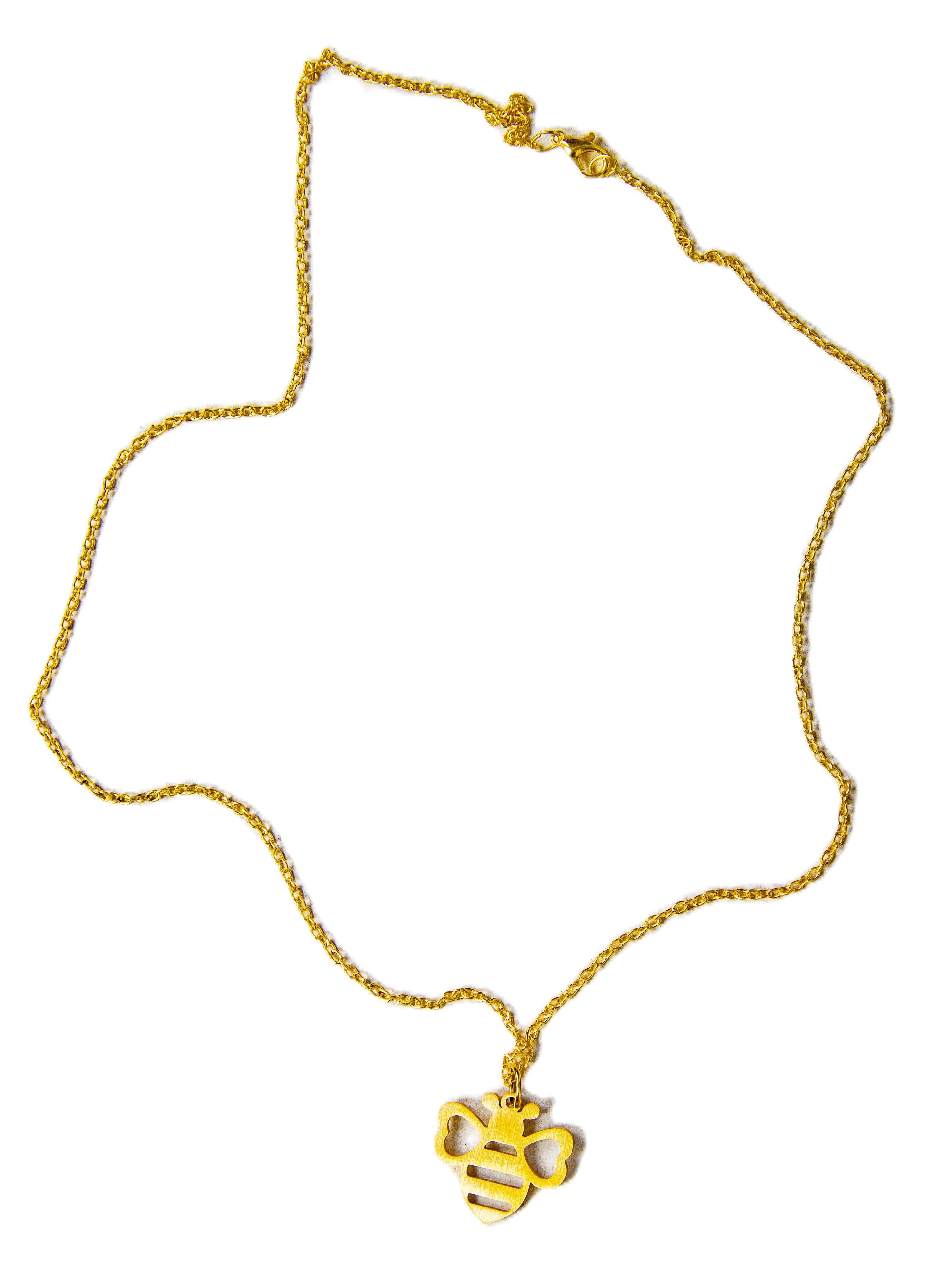 Golden Bee Necklace