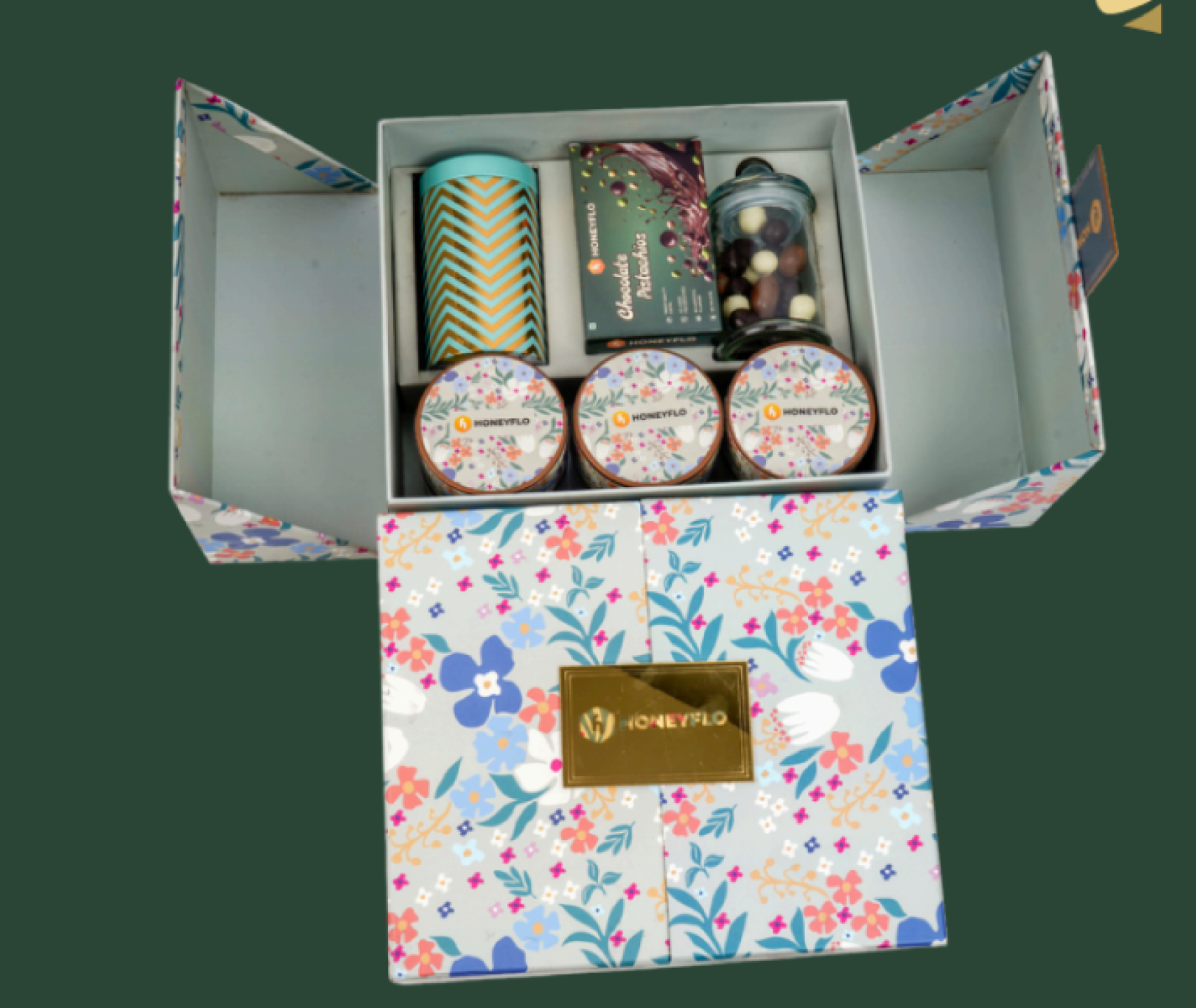 Natural, Indian Rosewood, Black pepper, Chocolate box.. (Flip Gift Box)